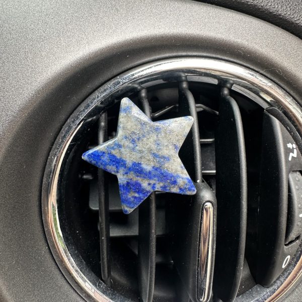 Lapis lazuli ster voor in de auto